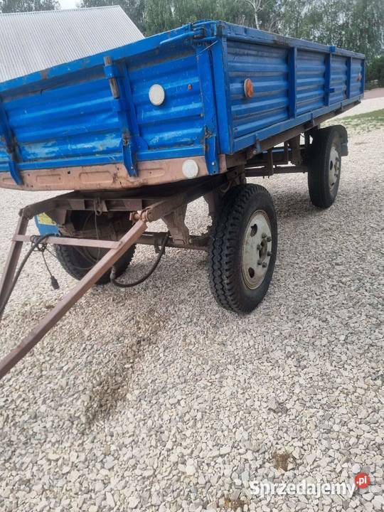 Przyczepa wywrotka nieuszkodzony lubelskie Radzyń Podlaski