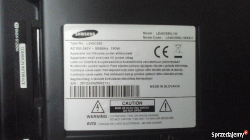 Samsung LC 40 Warszawa