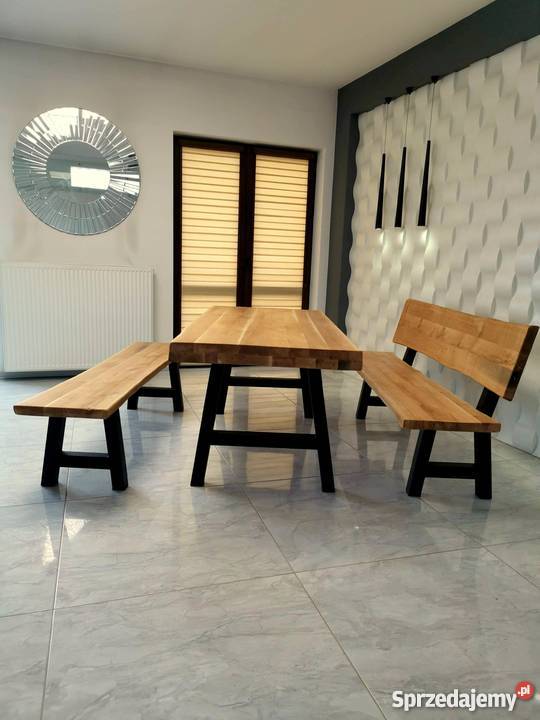 Meble dębowestół ławka meble do salonu pomorskie Chojnice sprzedam
