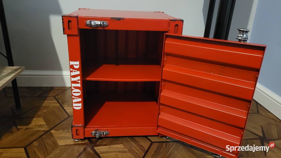 Szafka nocna kontener metalowy industrial loft łódzkie Łódź