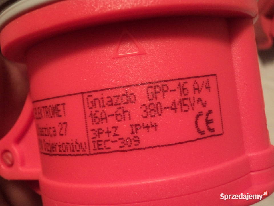 GNIAZDO PRZENOŚNE PROSTE TWIST GPP 32A 3PZ 400V Elektryka i akcesoria Wieluń sprzedam