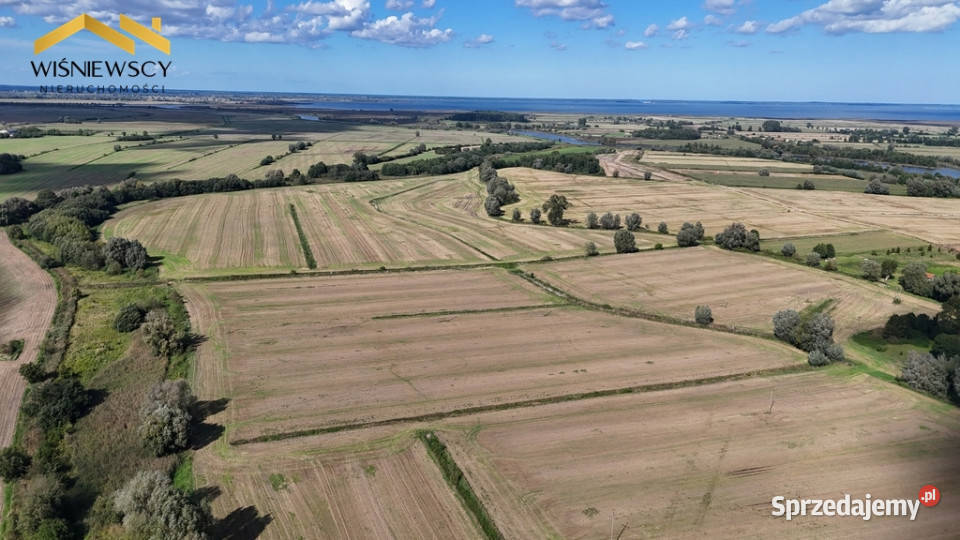 Grunty rolne 4353 ha Zalewu Wiślanego pomorskie Kępiny Małe sprzedam