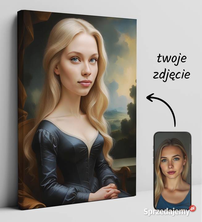 Portret Karykatura Mona Lisa z twojego zdjęcia Warszawa
