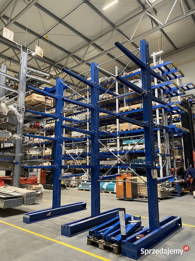 Regał wspornikowy używany H5m dwustronny OKAZJA pomorskie sprzedam