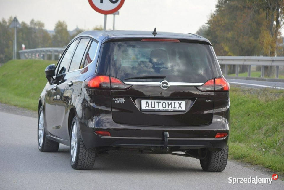 Opel Zafira 20 CDTI nawigacja hak doinwestowany czujnik deszczu Sędziszów Małopolski