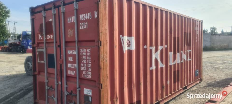 Kontener morski magazynowy 20DV 6 metrowy Żywiec