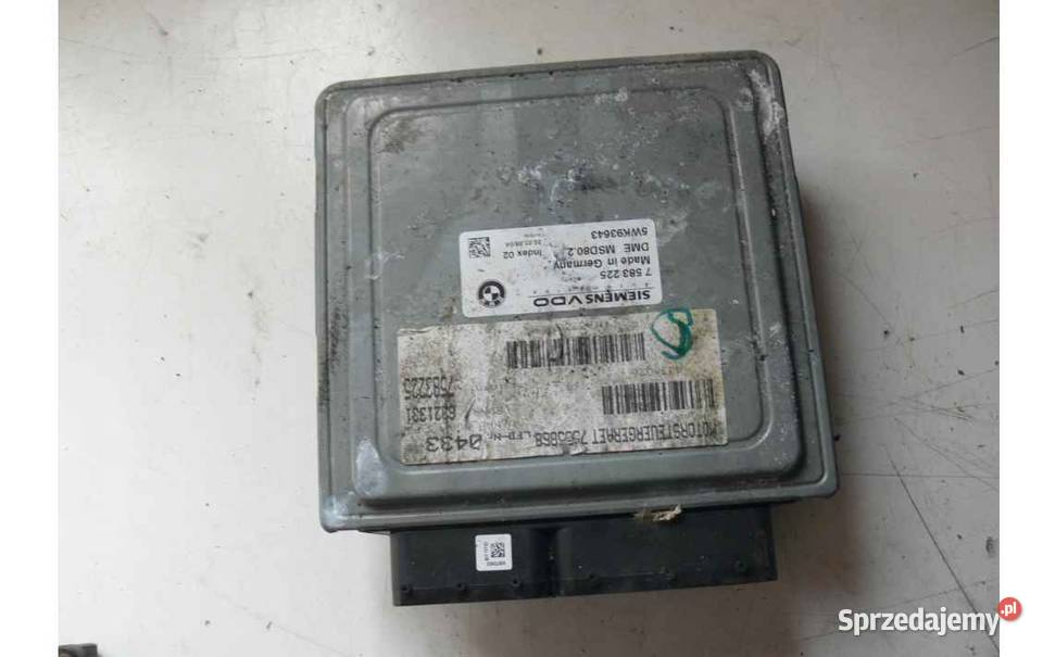 GBMW E87 E90 20 7583225 5WK93643 KOMPUTER osobowe Wielkie Drogi
