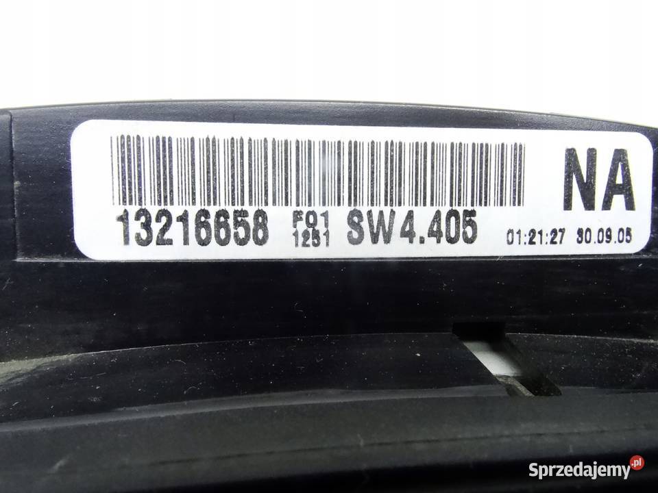 OPEL ASTRA II 20 LICZNIK ZEGAR 13216658NA osobowe wielkopolskie Przemęt