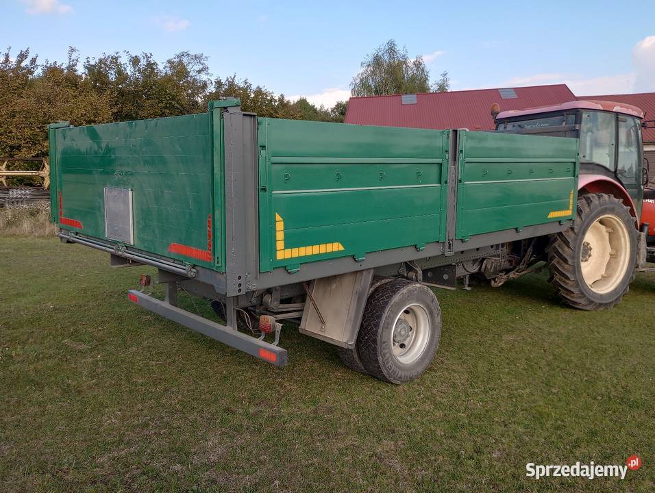 Przyczepa jednoosiowa wywrotka 6 ton Agco Przyczepy rolnicze Olszownica