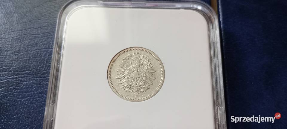 Stare monety 50 fenig 1876 B Niemcy srebro