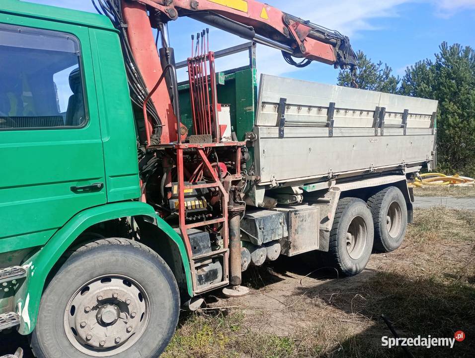 SCANIA 113 HDS 1994 trzystronny wywrot HDS 125 m Ostrów Mazowiecka