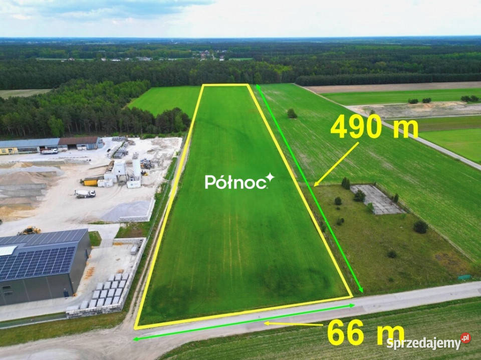 Działka przemysłowa w Białej Podlaskiej 66m lubelskie Biała Podlaska