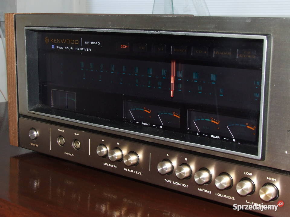 Amplituner vintage Kenwood KR 8340 Elektronika Poznań