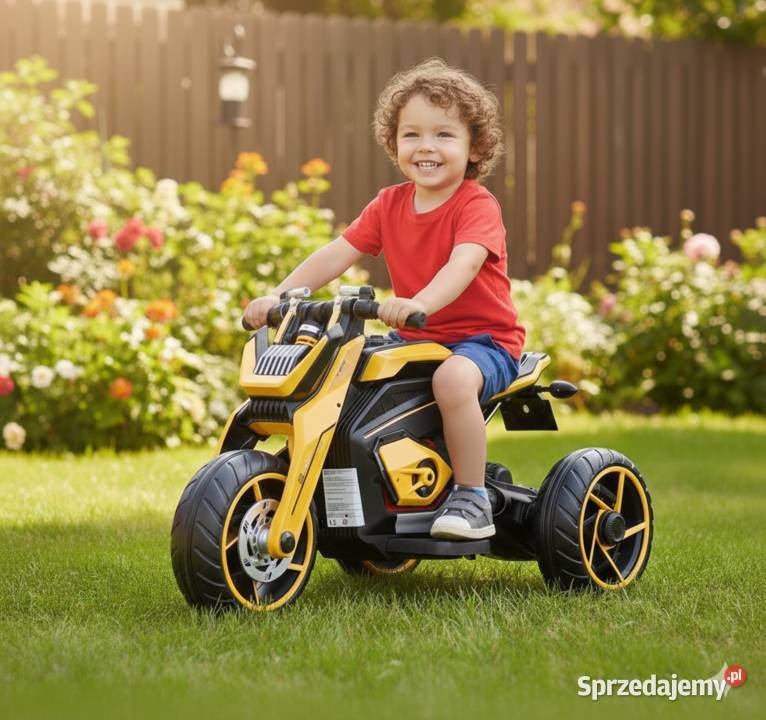 BAWIBUS motorek MOTOR NEXUS PRIME na akumulator żółty/złoty Myszków
