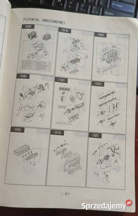 Książka katalog części Kia K2500 Kia K2700 Książki i Podręczniki Mysłowice