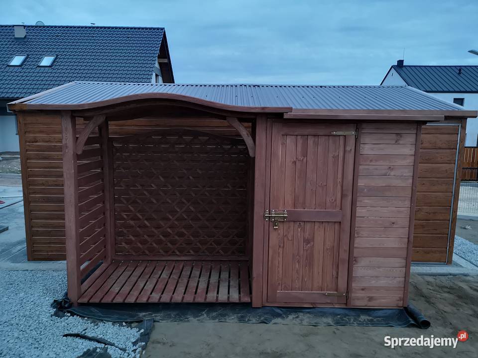 Drewutnia fala 2 x 11m domek narzędziowy 15 x śląskie Kalety
