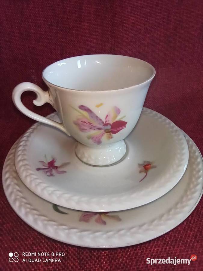 Filiżanka z talerzykiem deserowym CT 1928 r Porcelana i szkło pomorskie Gdańsk sprzedam
