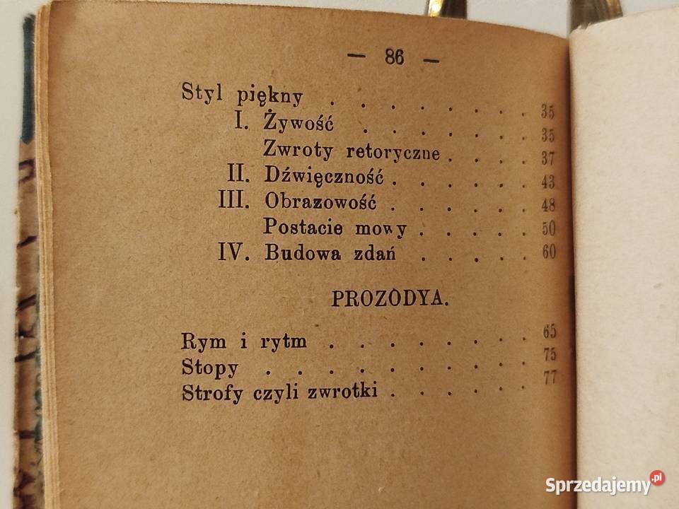Stara książka Krótka stylistyka Henryk Galle