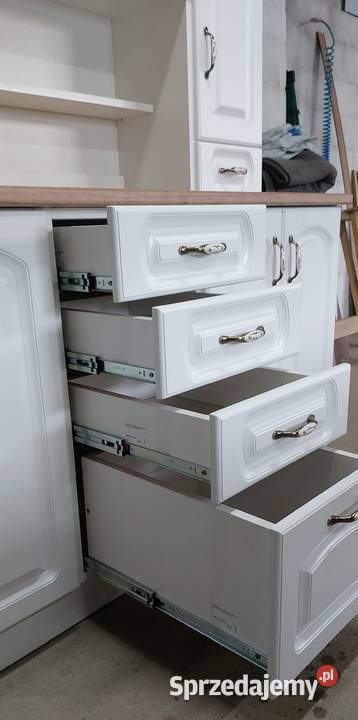 MEBLE KUCHENNE Kredens portal biały 160 m długi Radomsko