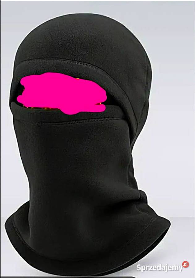 Czapka Kaptur Komin Kominiarka Polar Uniwersalna Poraj