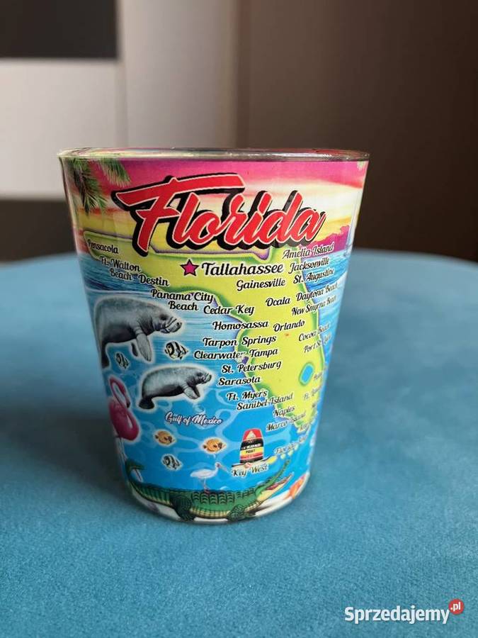 Nowy świetny zestaw z Florydy kieliszek