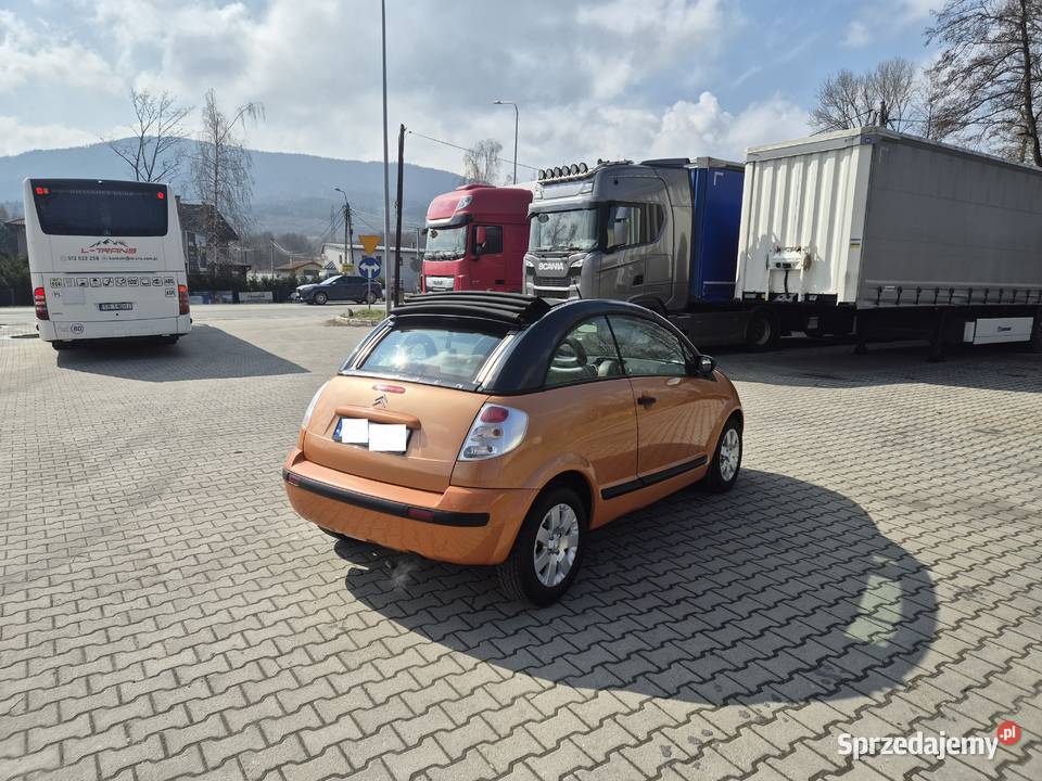 Citroen C3 Plurier Cabrio AUTOMAT 16 benz 109 Bujaków sprzedam