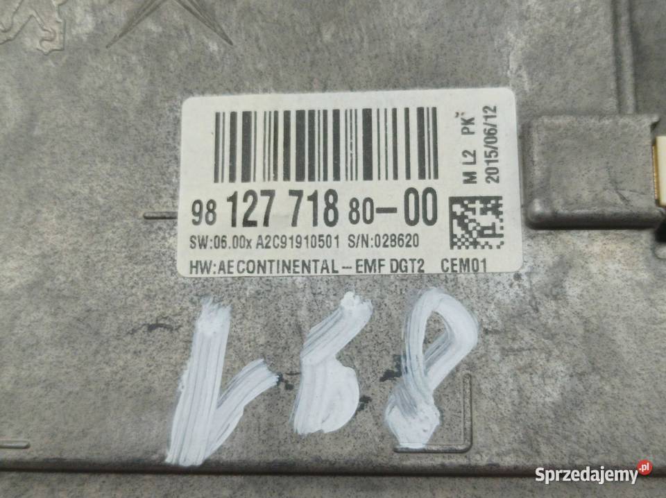 WYŚWIETLACZ 9812771880 Peugeot 508 I 2010 sprzedam