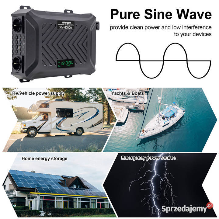 PROMOCJA 4KW 12230V nowa przetwornica napięcia Koszalin