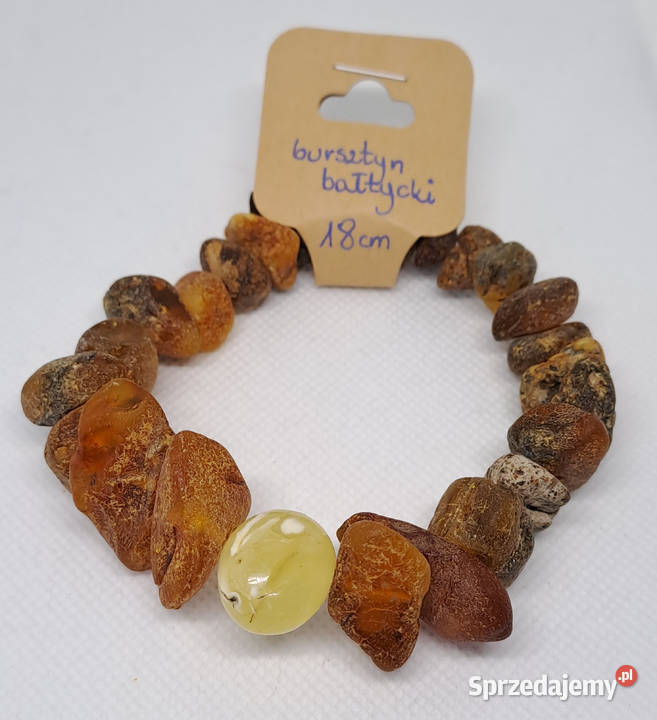 Bransoletka bursztyn bałtycki bryłki surowe i Warszawa sprzedam