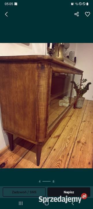 Komoda jamnik retro prl szafka vintage art deco