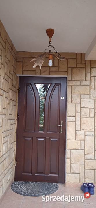 Niepowtarzalna lampa wisząca z poroża daniela Pozostałe