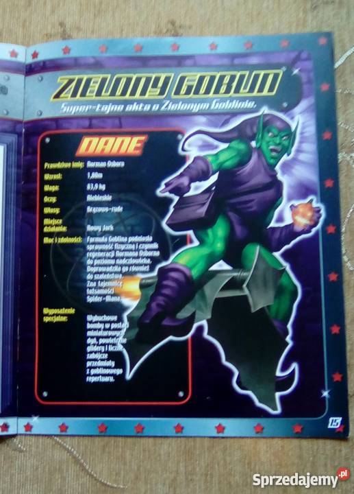 SPIDERMAN BOHATEROWIE I ZŁOCZYŃCY 2 Piszczac sprzedam