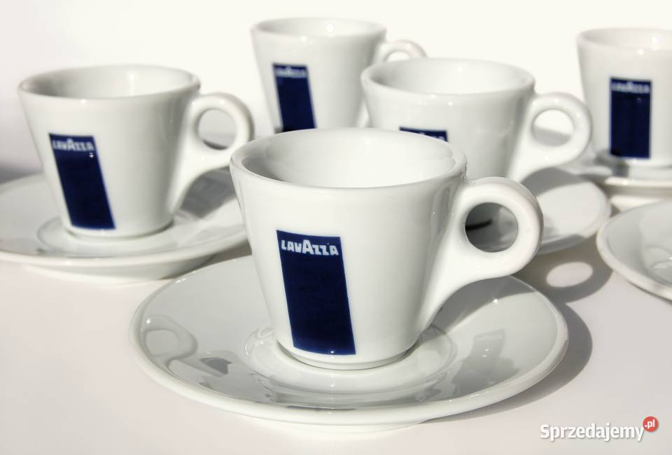 Komplet 6 filiżanek espresso Lavazza dAncap Filiżanki i spodki Lublin