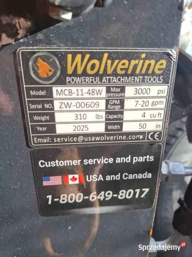 Wolverine MCB1148W 5 łyżka 4 w 1 do Puzdrowo sprzedam