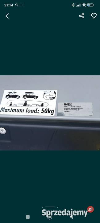 Bagażnik dachowy Probox Bydgoszcz