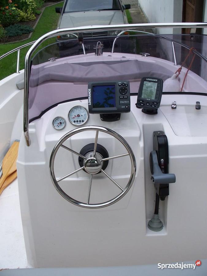 Łódź motorową AM460 z silnikiem SUZUKI DF50 moto pomorskie sprzedam