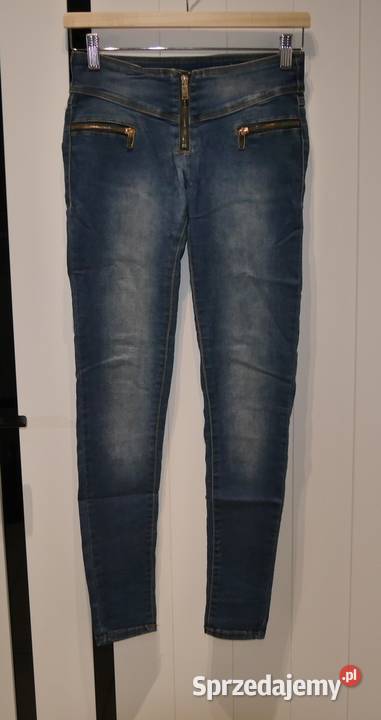 Tally Weijl spodnie zamki 34 XS 36 S Bez wzoru Wrocław