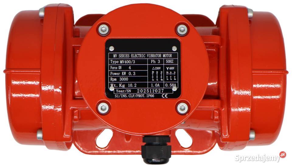 SILNIK Wibracyjny Elektrowibrator MV4003 3000 Solec Kujawski
