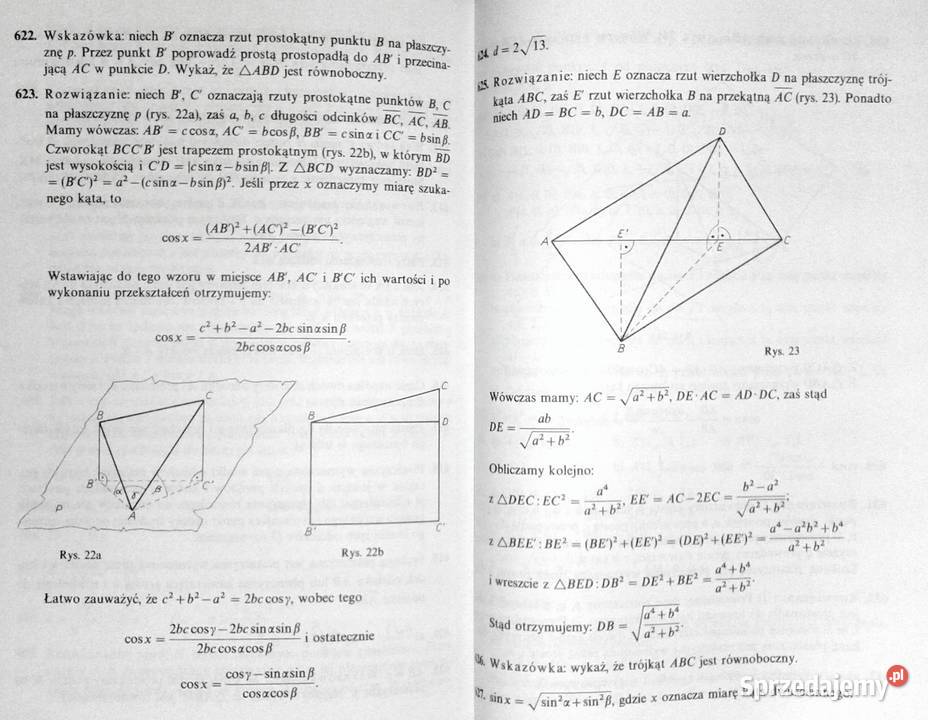 Zbiór zadań z matematykikl kl 34 LO Norbert miękka
