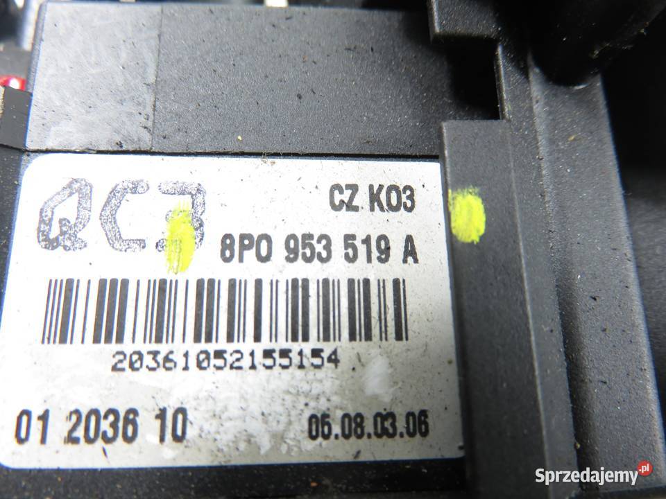 PRZEŁĄCZNIK ZESPOLONY AUDI A3 8P1 8P0907137BC małopolskie