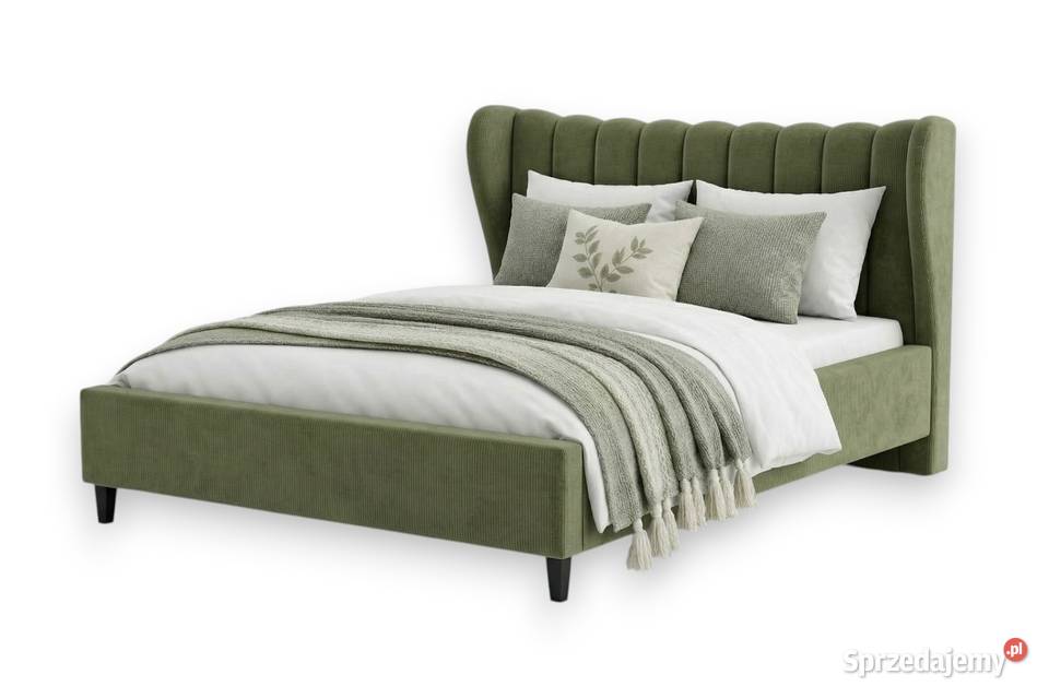 Oliwkowa zieleń łóżko Jasmine 180x200 stelaż świętokrzyskie Kielce