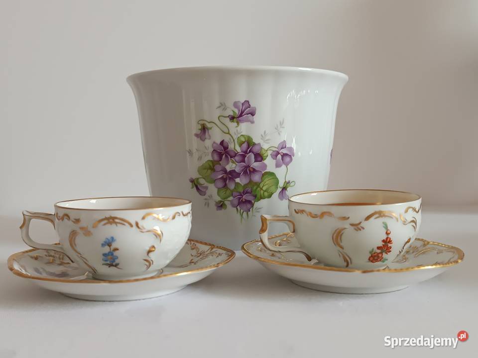 Kolekcjonerskie filiżanki Rosenthal Sanssouci Gorlice