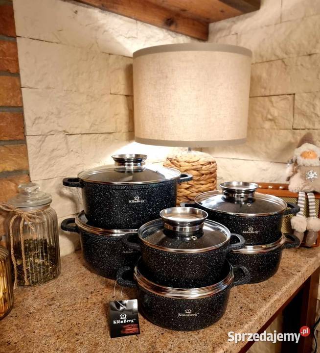 Garnki marmurowe 6 łódzkie Łódź