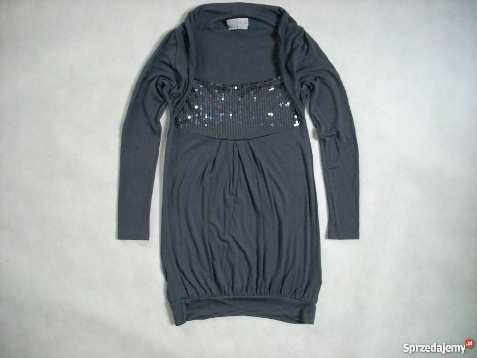 Clockhouse CA szara TUNIKA cekiny j NOWA 34 XS Nowy Sącz