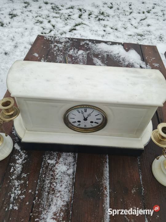 zegar kominkowy ze swiecznikami Pozostałe