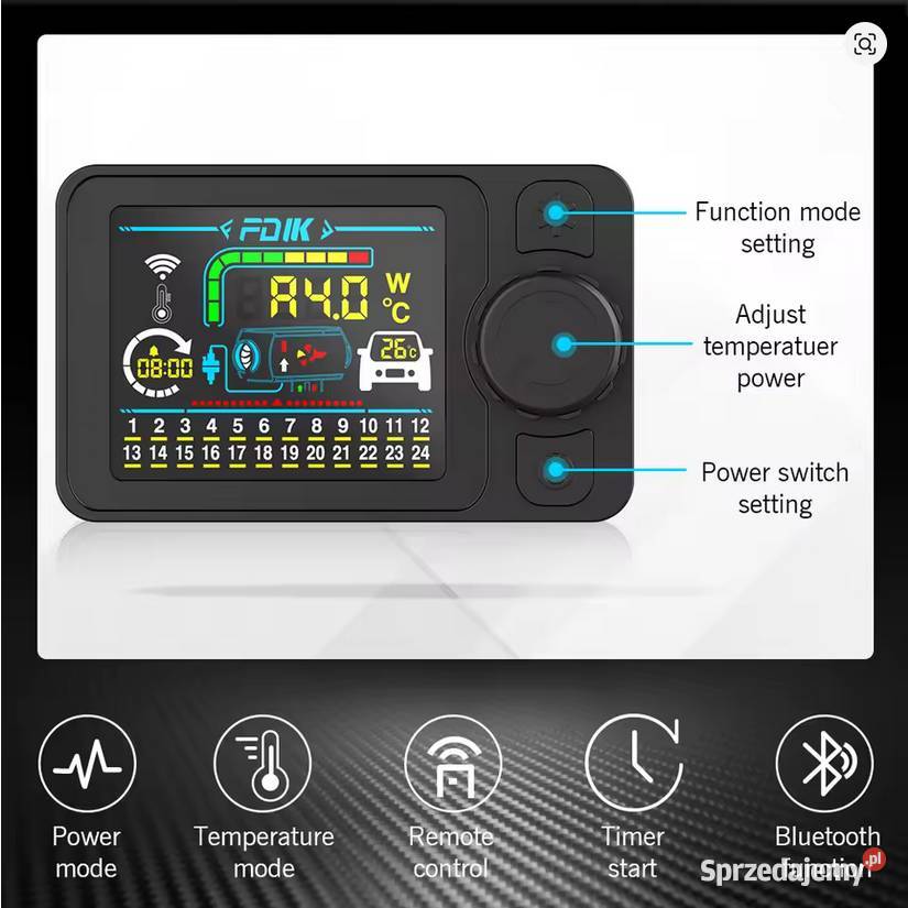 Nagrzewnicaogrzewanie postojowe Webasto FDIK 5KW Łask