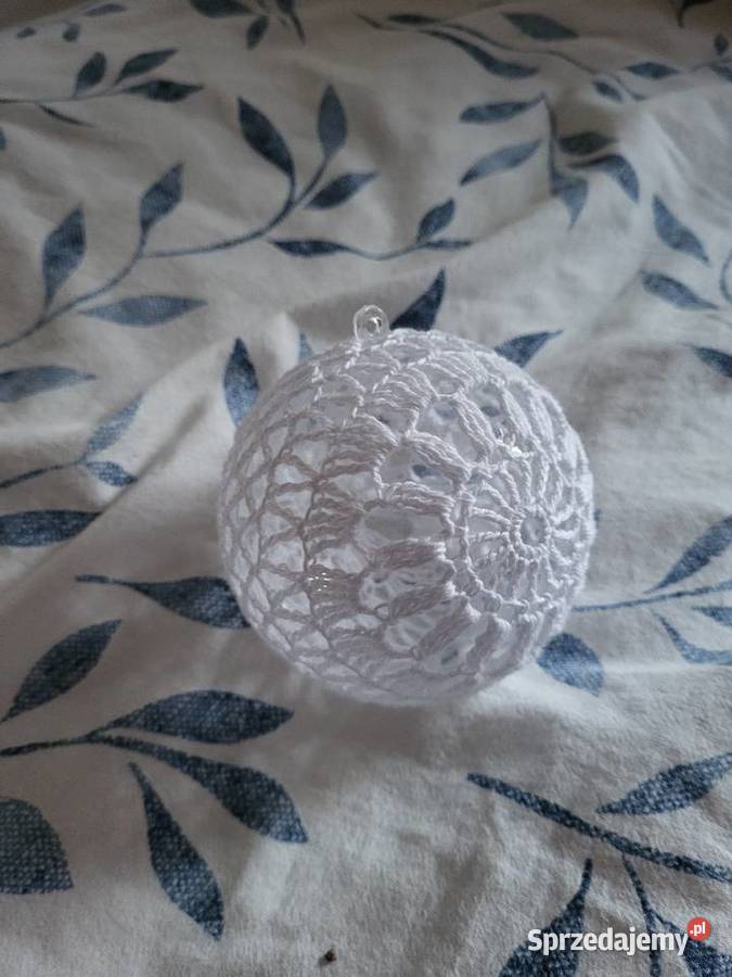 Bombki ażurowe na plastikowej kuli Brzozowiec