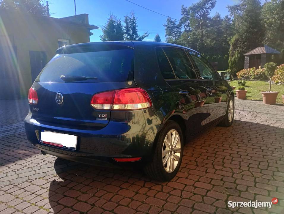 VW GOLF 6 STYLE 2011r 16 TDI BlueMotion światła przeciwmgielne lubelskie Łuków