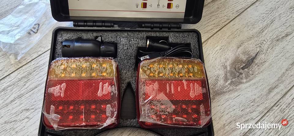 Lampy bezprzewodowe na magnes 24 LED WALIZKA 12V