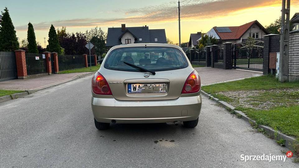 Nissan Almer 15 bezgaz 2003r mazowieckie Pilawa